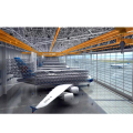 Vorgefertigte Stahlkonstruktion Gebäude Raumrahmen -Dachflugflugzeug Hangar Design